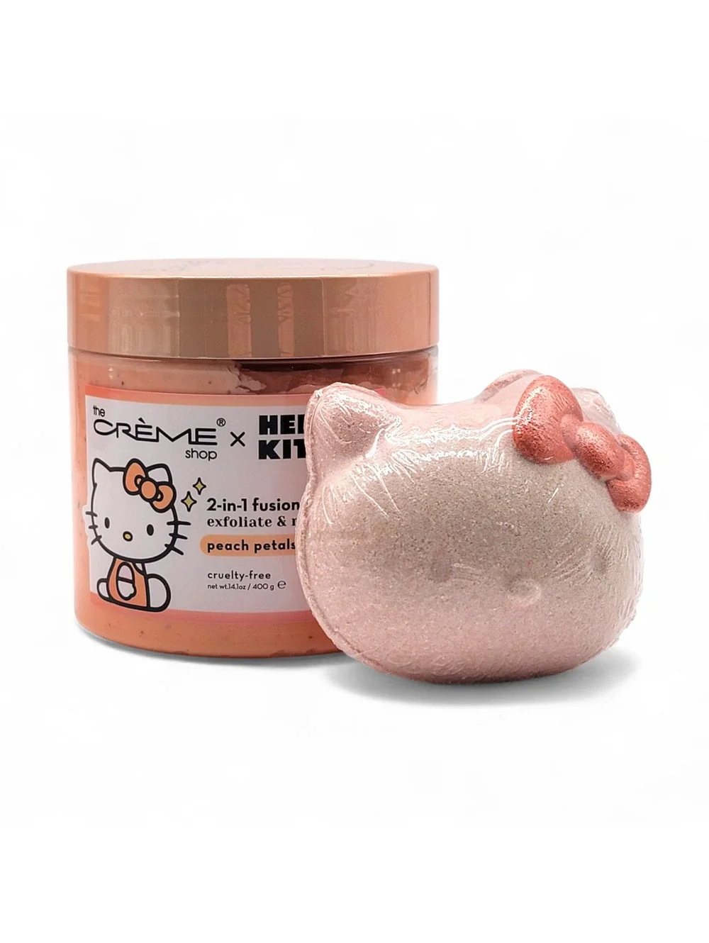 The Crème Shop x Hello Kitty Silky Skin Spa Gift Set (Peach)